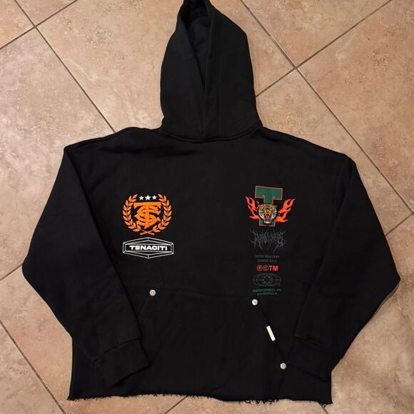 Tenaciti Men's Black Hoodie - Picture 2 of 4